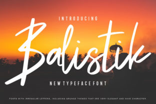 Balistik Font: Adding Bouncy Script to Web Layouts