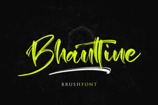 Bhauttine Font: Bold Script for Handmade Labels