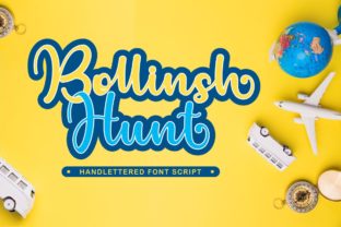 Bollinsh Hunt Font: A Script Typeface for School Campaigns