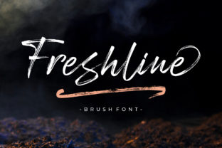 Freshline Font Review: A Textured Brush Typeface for Modern Branding