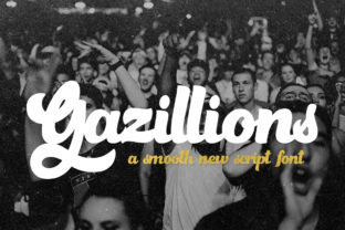 Gazillions Font: Handwritten Style for Web Design