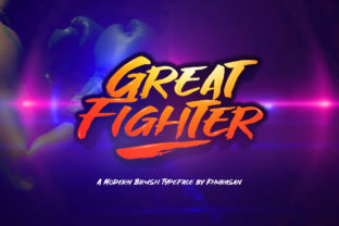 Great Fighter Font: Vintage Script for Web Design