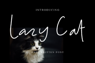 Lazy Cat Font: Elevating Editorial Design with Natural Script