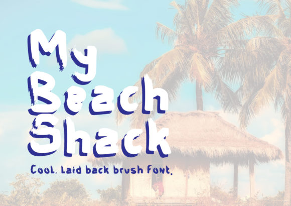 My Beach Shack Font: A Web Designer’s Layout Test