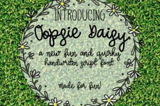 Oopsie Daisy Font: Quirky Typography for Editorial Design