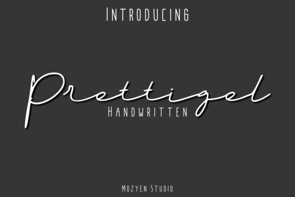 Prettigel Font: A Charming Script for Handmade Products