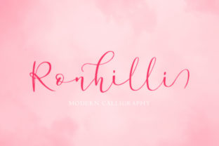 Ronhilli Font: A Handwritten Typeface for Editorial Design