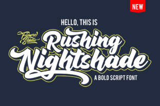 Rushing Nightshade Font: A Retro Script for Campaigns