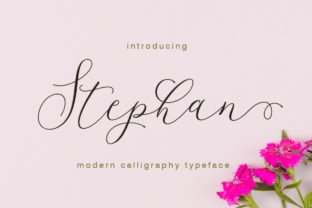 Stephan Font: A Handwritten Typeface for Editorial Design