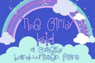 The Girly Kid Font: Playful Charm for Handmade Products