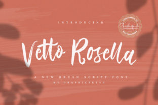 Vetto Rosella Font: Authentic Script for Editorial Design