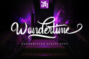 Wondertime Font: A Majestic Script for Editorial Design